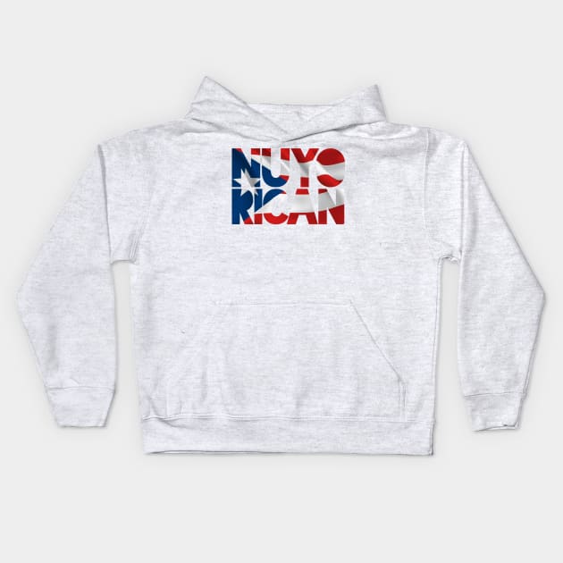 Nuyorican - New York - Puerto Rican Kids Hoodie by verde